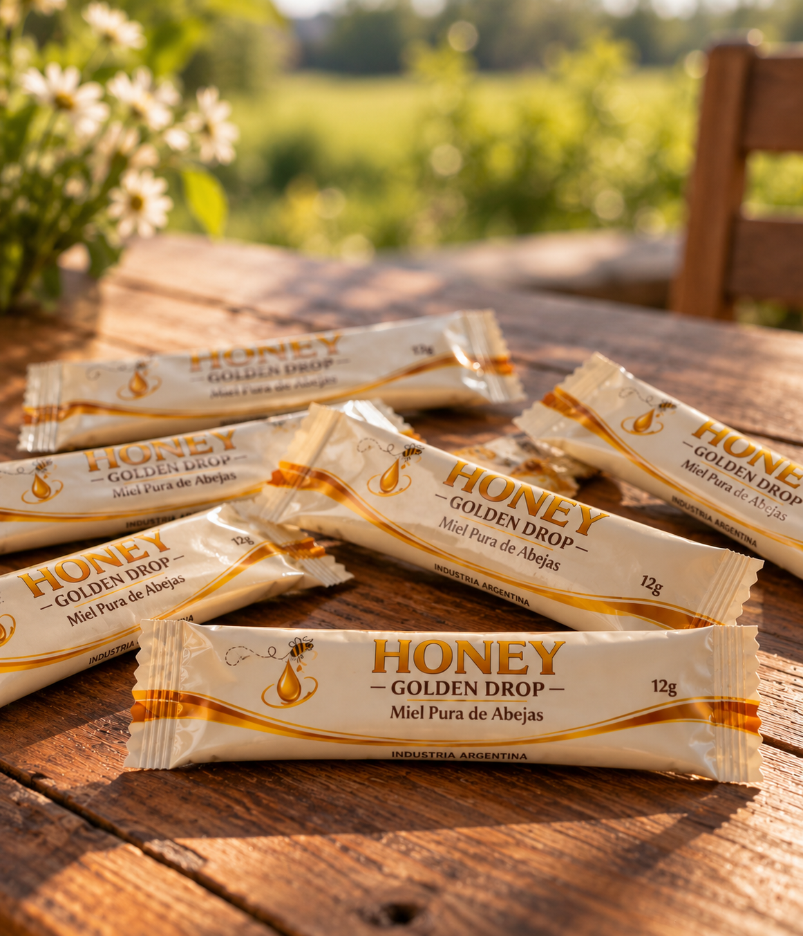 Presentación Honey Golden Drop sticks